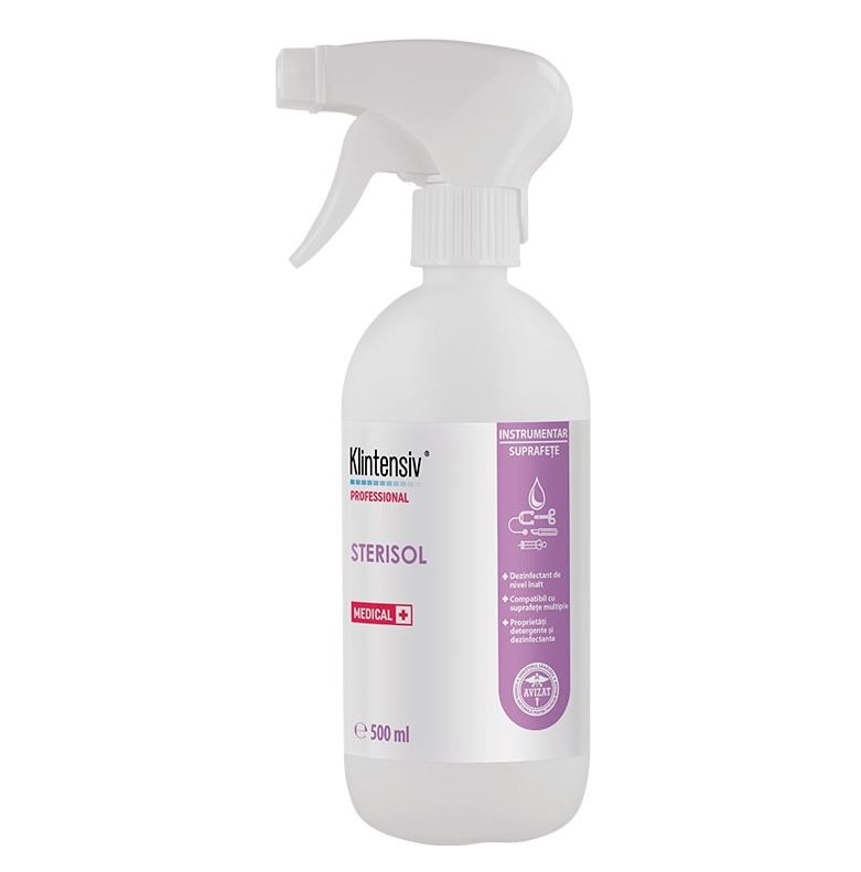 STERISOL™ – Dezinfectant pentru suprafete si instrumentar  500 ml - Avizat MS